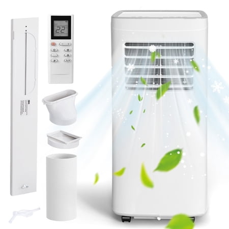 Condition photo showing Good Condition for frostorm portable air conditioners  10000 btu 4 in1 air conditioner with remote control portable ac cooling range up to 360 sq.ft  windows kit white