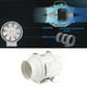 thumbnail image 3 of Extractor de ventilador de escape, ventiladores en línea utilizados en aire acondicionado, ventana de ventilación en caja, paquete para cocina, baños, hogar, 220V, 4 pulgadas Eigraketly TO001175-00B, 3 of 7