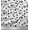 Gray, variant on Soimoi Blue Cotton Duck Fabric Dots Dots Print Fabric by the Yard 42 Inch Wide