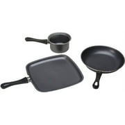 KitchenWorthy 3 Piece Non-Stick Cookware Set - 6 Units
