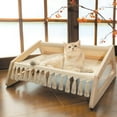 thumbnail image 1 of Cama Hamaca para Gatos CHEERHOME PETS Mueble de Madera para Mascotas, 1 of 6
