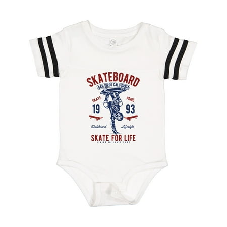 

Inktastic Skateboard for Life Gift Baby Boy or Baby Girl Bodysuit