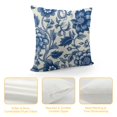 thumbnail image 4 of Nawypu  Throw Pillow Cover Chinoiserie Striped Floral Bird Blue White Porcelain Soft Comfortable Pillow Cushion Cases Holiday Home Decor  for Room Bed Sofa, 4 of 5