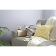 thumbnail image 4 of 16" x 16" Simply Daisy Alexys Polyester Accent Pillow, Yellow Qty 1, 4 of 5