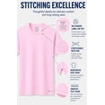 thumbnail image 3 of MANARC Men’s 100% Cotton T Shirt – Crew Neck, Short Sleeve, Regular Fit | Soft Breathable Fabric | Premium Everyday Basic Comfort Fit X-Large Pink Plain Tee for Casual & Daily Wear, 3 of 6