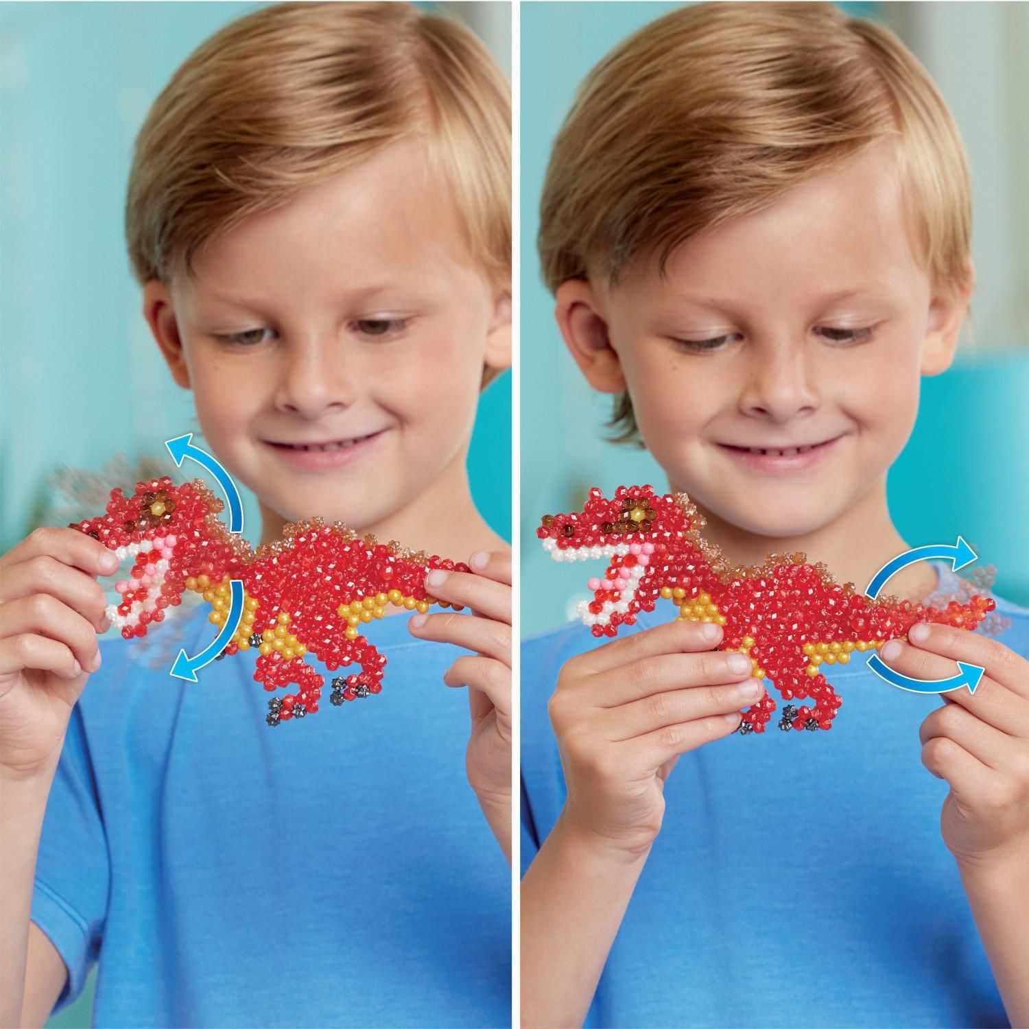 Aquabeads Dinosaur World, kit complet d'art et d'artisanat pour enfants – plus de 1 200 perles