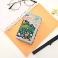 thumbnail image 7 of JIALIOU Nylon Trifold Card Wallet with ID Window Zipper Pocket for Men Women Teen Hillside with Wildflowers and Houses, 7 of 7