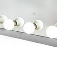 thumbnail image 6 of Impressions Vanity Starlight Wide Hollywood Lighted Vanity Mirror,18 LED Bulbs, Wall-Mounted (White), 6 of 13