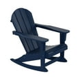 thumbnail image 4 of Westintrends Mecedora Ext. Malibu Clásica Madera Poliéster Resist. a Todo Clima, Silla Adirondack Plást. para Patio y Césped con Soporte 350 Lb, Azul Marino, 4 of 9