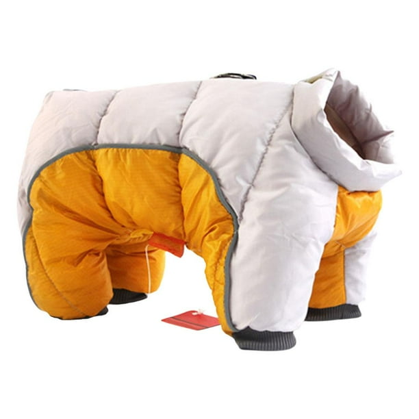 Ropa de inviern perros Abrigos para clima frí perros pequeños, medianos y grandes Ropa de algodón Plata XL Yuyangstore abrigo de invierno