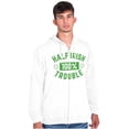 thumbnail image 3 of St Paddys Half Irish 100% Trouble Zip Up Hoodie Men's Women's Brisco Brands S, 3 of 6