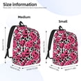 thumbnail image 2 of Vsdgher Halloween Pumpkins Print Canvas Backpack Travel Rucksack Unisex Knapsack 15.7/17.7Inch Laptop Backpack for Work,College-Small, 2 of 5