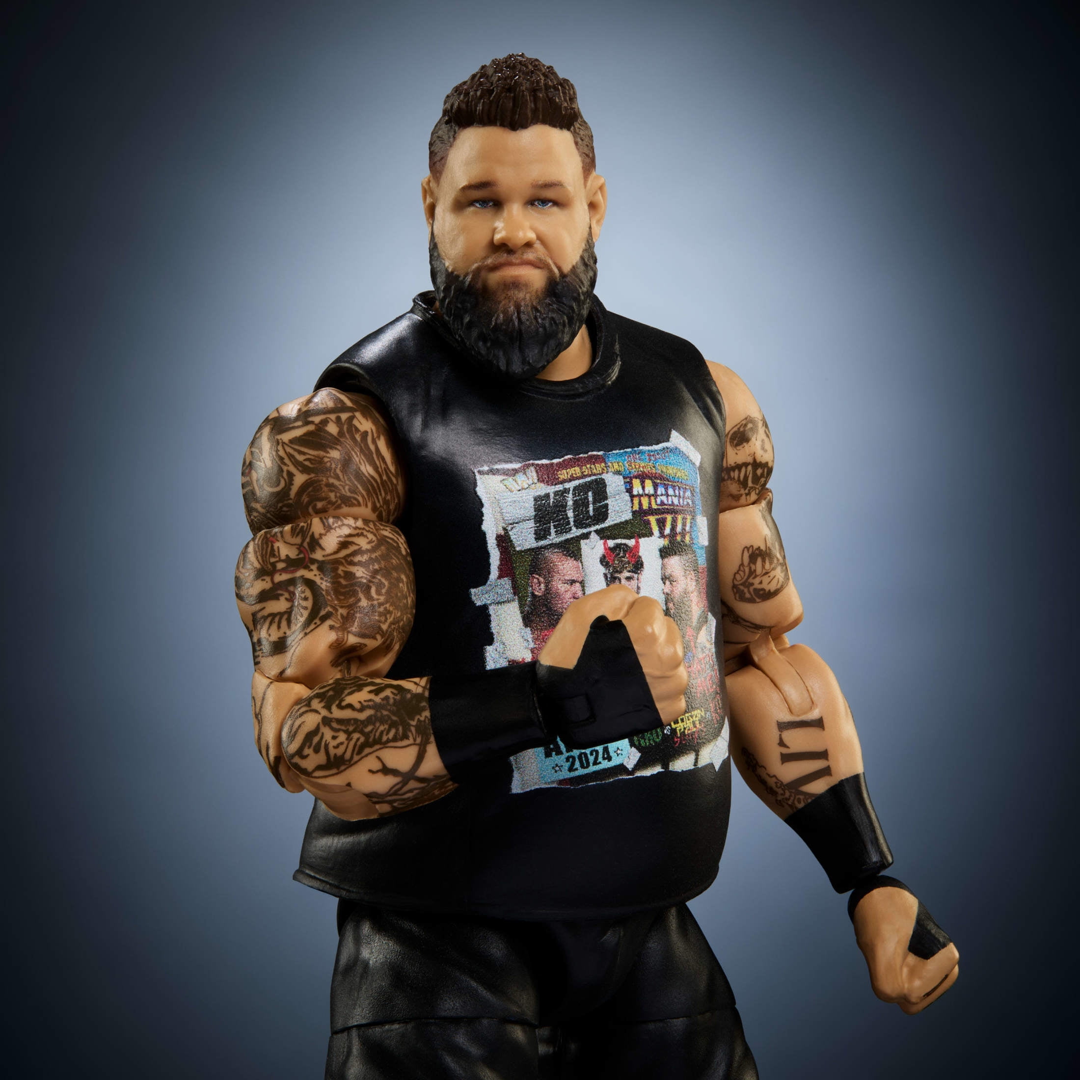 WWE Elite Kevin Owens Action Figure, Series #116 6-inch Collectible with Articulation & Accessories