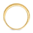thumbnail image 2 of Solid 14k Yellow Gold Textured Dome Ring Band Size 5.5, 2 of 6