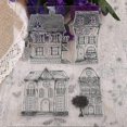 thumbnail image 3 of Scrapbook Photo Cards Rubber Stamp Clear Transparent Stamps House, 3 of 5