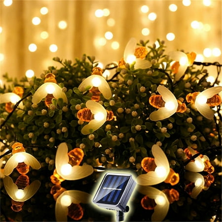 

30led Solar Light String Small Bee Outdoor Waterproof Lantern String Garden Lamp LED light