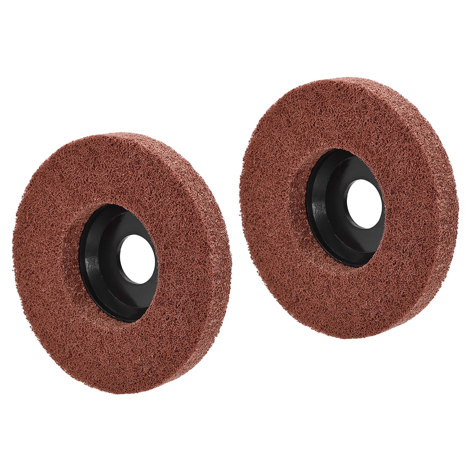 Lot De 10 Disques à Polir En Laine 100mm - Pour Meuleuse D'angle - Alésage 16mm - Neuf