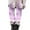 Hot Pink#23, variant on Christmas Pajama Pants Women Santa Claus Print Elastic Waist Soft Comfy Pj Pants Ankle Length Christmas Day Leggings Beige XL