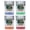 Multicolor (4-Pack), variant on Vail Colorado Vintage Design Souvenir 2 oz Square Shot Glass – Green