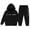 C170 Black, variant on CONZONE Toddler Boys Outfits 2 Piece Letter Graphic Long Sleeve Hoodies Pants Set Cozy Fall Winter Clothes for Kids