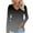 Gray, variant on Oalirro Women's Gradient V Neck Long Sleeve T Shirt Casual Basic Tops Comfort Tees