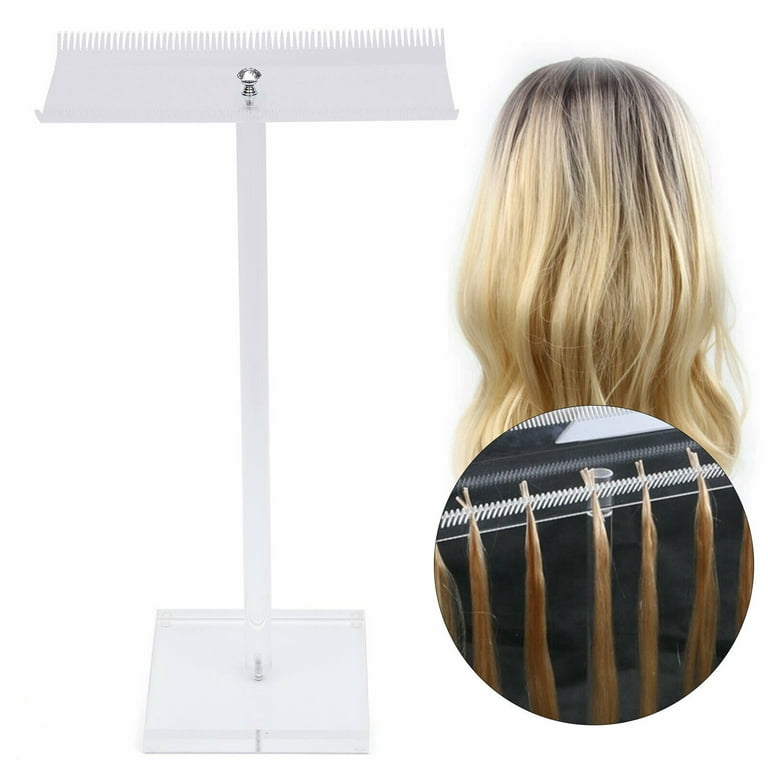 Acrylic Hair Extension Stand Organizer for Stylists