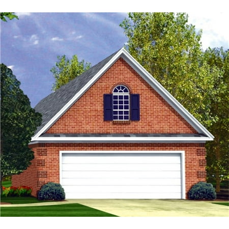 House Plan Gallery - HPG-01003- Garage Plan - Two Story Printed Blueprints - Simple to Build (5 Printed Sets)