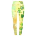 thumbnail image 5 of Xdegoge St. Patricks Day Leggings for Women Full Length Clover Pattern Stretchy Yoga Pants Comfortable Casual Wear Festival and Holiday Outfits, 5 of 6