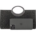 thumbnail image 3 of Rhinestone Clutch Handbag with Crystal Handle for Wedding Party Elegant Clutch Purse for Women, 3 of 8