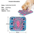 thumbnail image 2 of Estera para olfatear para perros y gatos, juguetes interactivos de rompecabezas para perros, estera para olfatear mascotas, estera de juego para perros |, 2 of 5