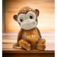 thumbnail image 5 of Hand Painted Ceramic Monkey Piggy Bank, Home Décor, Gift for Daughter, Gift for Son, Kids’ Room Decor, 5 of 9