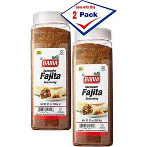 Fajita Seasoning Mexican Blend Badia Sazonador de Fajitas 21 Oz Pack of 2