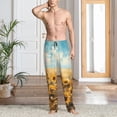 thumbnail image 5 of Goofa Sunflower Field Bliss Pattern Printed Soft Pajama Pants for Men, Wide Leg Comfy Casual Lounge Yoga Pants-XX-Large, 5 of 9