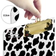 thumbnail image 3 of FMSHPON Cow Print Clipboard Hardboard Wood Nursing Clip Board and Pull for Standard A4 Letter 13x9 inches, 3 of 7