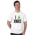 thumbnail image 4 of I Love Xmas Heart Christmas Tree Men's Graphic T Shirt Tees Brisco Brands L, 4 of 4