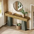 thumbnail image 7 of Tribesigns Farmhouse Entryway Table, 63-Inch Long Wooden Sofa Console Table, 7 of 7