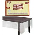 thumbnail image 5 of VeZee's K&C Disposable Clear Extra Heavy Table Cover or Cover Protector: Pre Cut for use on Shabbos, Great for All Occasions(66x108 - 13 Count): 130CT, 5 of 5