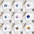 thumbnail image 2 of Nueva camiseta de algodón 2024, camiseta de algodón Stitch Dotu con estampado de patrón Harajuku, camiseta para niños y niñas, camiseta de moda deportiva, 2 of 5