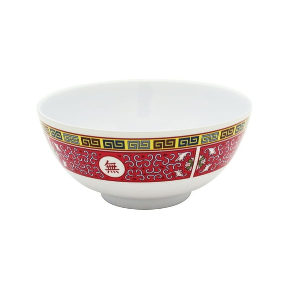 Excellante Longevity melamine dinnerware collection 56 oz, 8" rice bowl ,longevity, comes in dozen