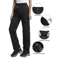 thumbnail image 4 of iCreek Women's Rain Pants Waterproof Hiking Pants Windproof Lightweight Over Pants Work Rain Outdoor for Golf, Fishing, 4 of 8