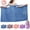 Blue, variant on Plus Size Wearable Towel for Women - Extra Large Shower Skirt Wrap with 2-Button Design, Ultra Soft Coral Fleece, Fast Absorbing Bath & Pool Cover Up