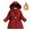 RD2, variant on JIKNTTR Kids Girls Winter Coats Hooded Puffer Jackets Lined Jacket Long Windproof Outerwear Fashion Down Padded Jacket Girls Cute Coats
