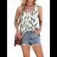thumbnail image 3 of Camisetas Sin Mangas para Mujer, Holgadas, Informales, de Verano, con Ojales, Cuello Redondo, Básicas, Sin Mangas, A Flores Onduladas M, 3 of 10