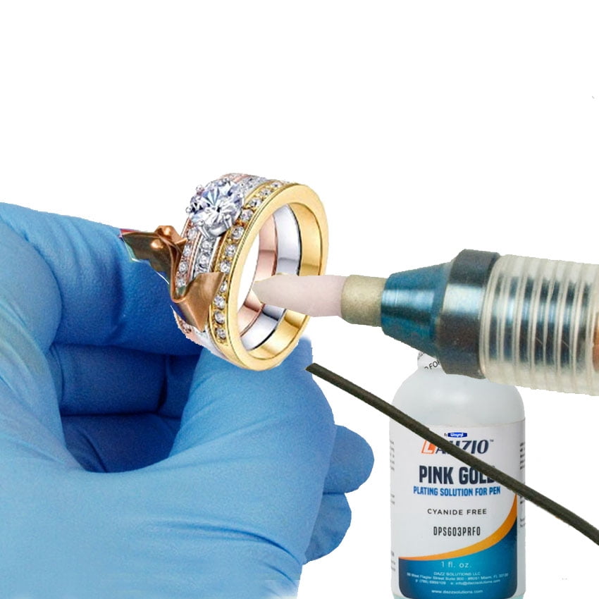 Eco-friendly Pink ROSE Color Gold Pen Plating Solution for Pen 1 FLOZ