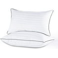 thumbnail image 1 of Queen Size Bed Pillows for Sleeping \u Set of Cooling Supportive Hotel Pillows with Premium Soft Down Alternative Fill for Side Stomach and Back Sleepers, 1 of 6