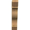 thumbnail image 2 of Ekena Millwork 6"W x 28"D x 32"H Funston Slat Rough Sawn Bracket, Western Red Cedar, 2 of 4