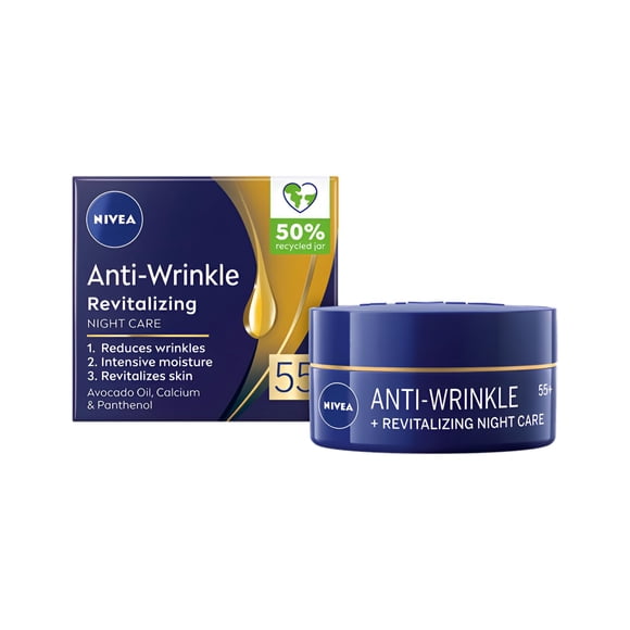 Crema de Noche Antiarrugas Hidratante NIVEA para Piel Madura 50 ml