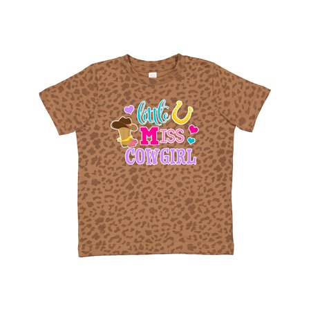 

Inktastic Little Miss Cowgirl with Boots and Horseshoe Gift Toddler Toddler Girl T-Shirt