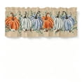 thumbnail image 3 of Fall Pumpkin Kitchen Curtains Valances Thanksgiving Harvest Design for Windows Valances Rod Pocket Curtain Valance for Bathroom Living Room Cafe 54x18 inch Window Treatment for Home Decor, 3 of 6