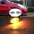 thumbnail image 3 of Luz de señal lateral 2 piezas 12 V de bajo consumo 632574 Luz de posición lateral LED Super brillante Larga vida útil para automóvil 206 407 607 ANGGREK Otros, 3 of 8
